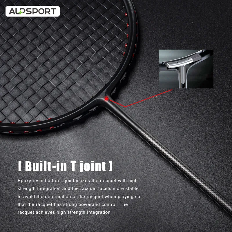 Alpsport XHP Ultra-Light Carbon Badminton Rackets 4